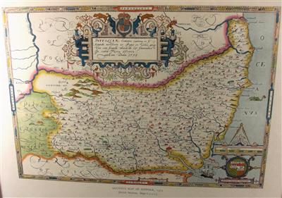 cc01071 Saxon Map of Suffolk.jpg; cc01071; Saxton's map of Suffolk, 1575; picture